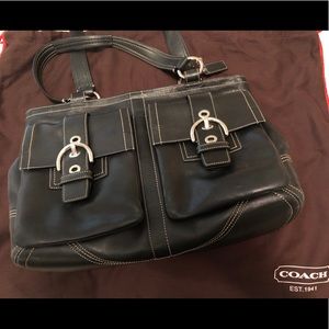 ✨COACH✨ leather tote bag w/dust bag!